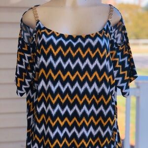 Michael kors women’s shirt chevron striped